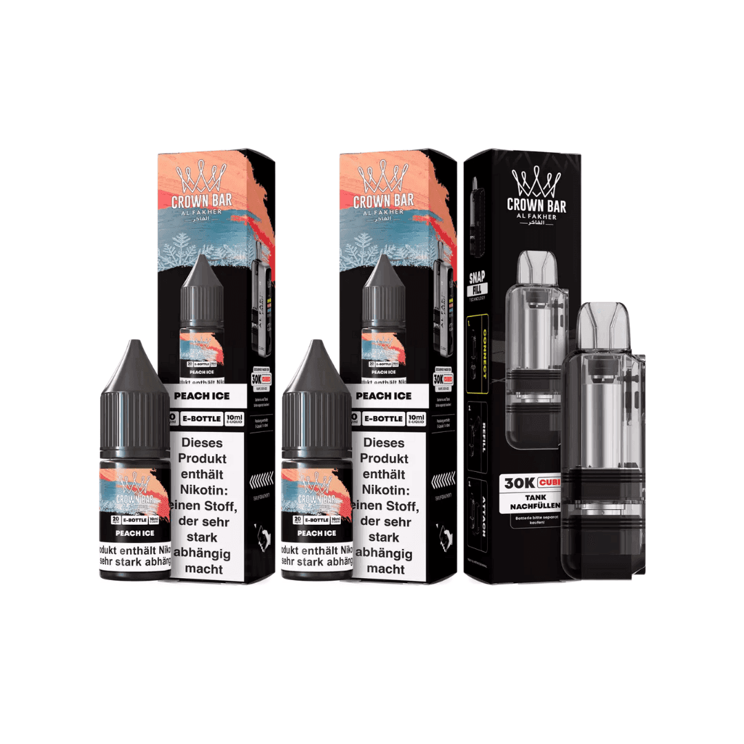 Al Fakher Cubic 30K Pod – Peach Ice - EdenVape24